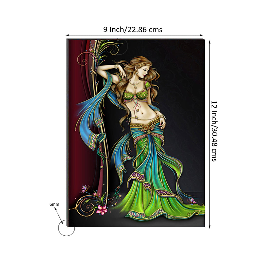 6MM MDF Beautiful Angel Satin Matt Texture UV Art Painting Kafalo
