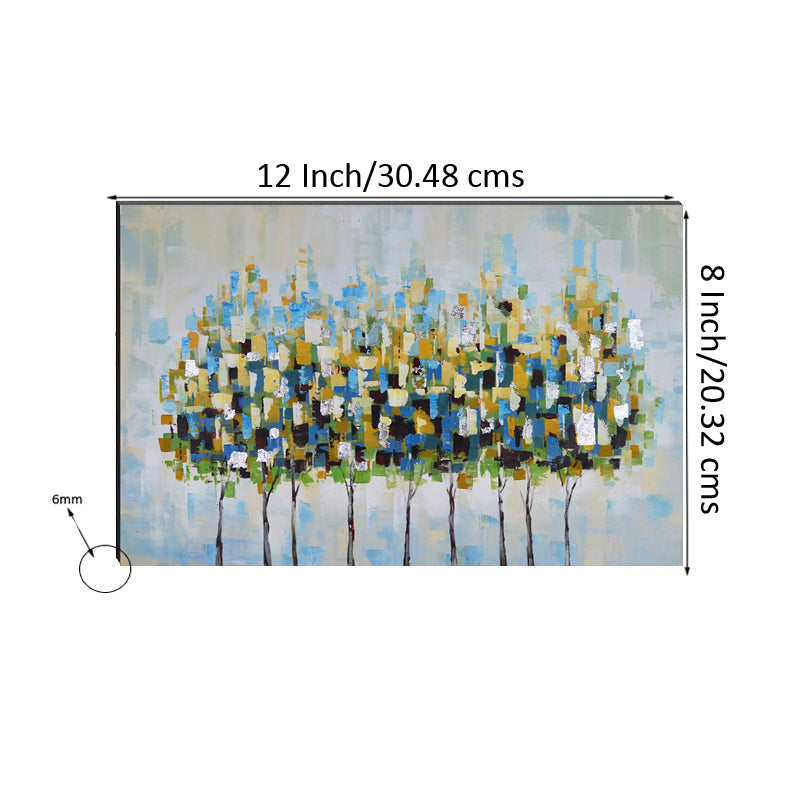6MM MDF Abstract Trees Satin Matt Texture UV Art Painting Kafalo