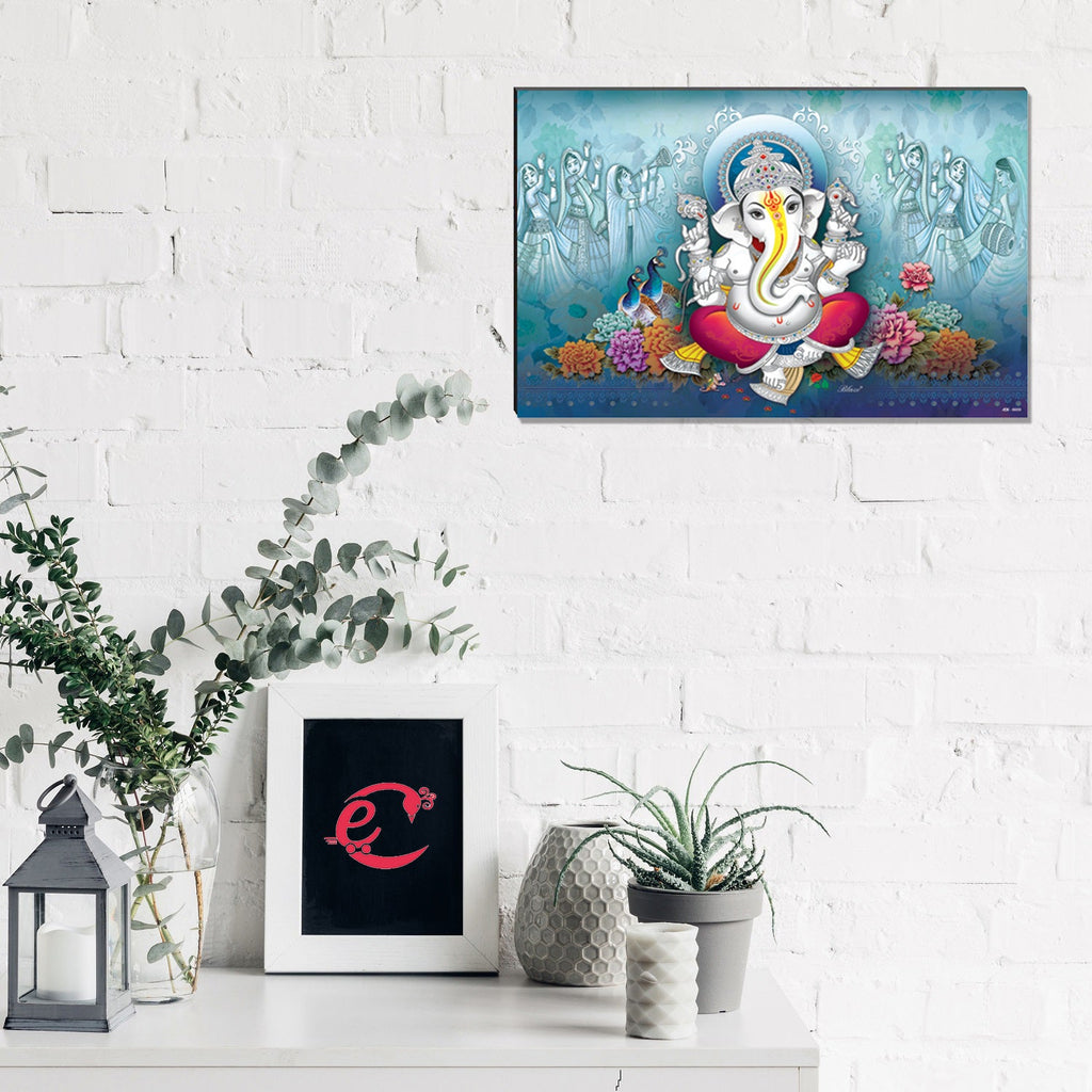 6MM MDF Lord Ganesha Satin Matt Texture UV Art Painting Kafalo