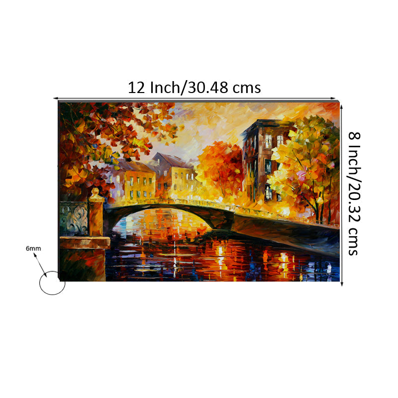 6MM MDF Rain View Satin Matt Texture UV Art Painting Kafalo