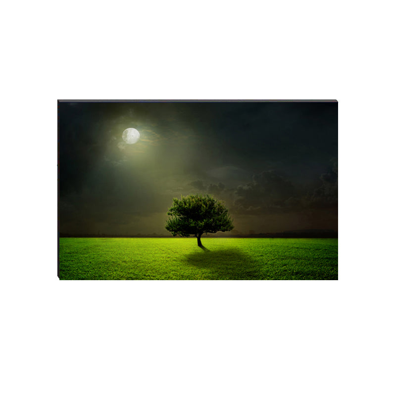 6MM MDF Tree under Moon Light Satin Matt Texture UV Art Painting Kafalo
