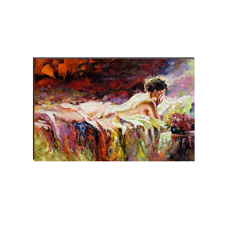 6MM MDF Abstract Girl Satin Matt Texture UV Art Painting Kafalo