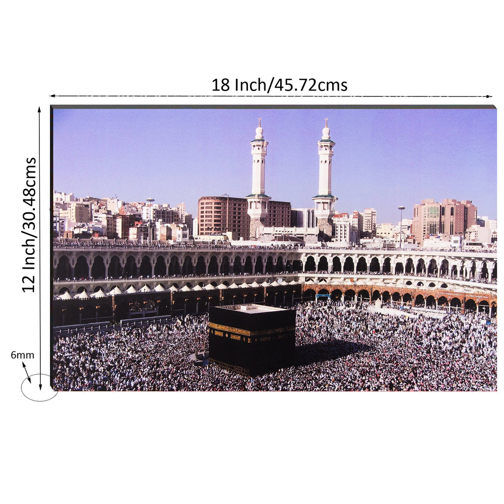 6MM MDF Mecca Madina Satin Matt Texture UV Art Painting Kafalo
