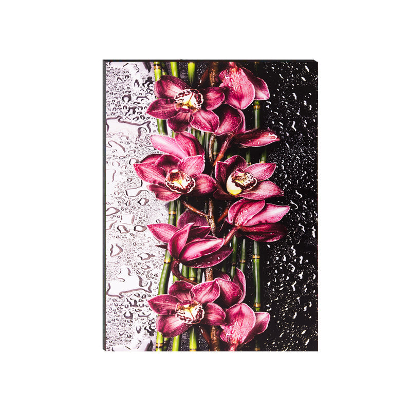 6MM MDF Botanical Floral Satin Matt Texture UV Art Painting Kafalo