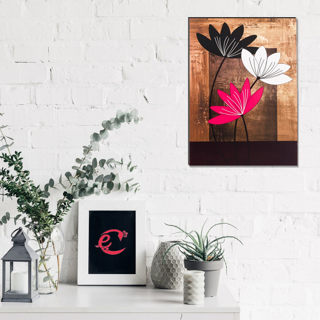 Beautiful Flowers Painting Digital Printed Floral Wall Art Kafalo