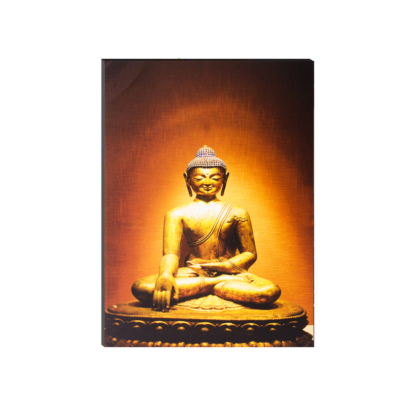 6MM MDF Meditating Lord Buddha Satin Matt Texture UV Art Painting Kafalo