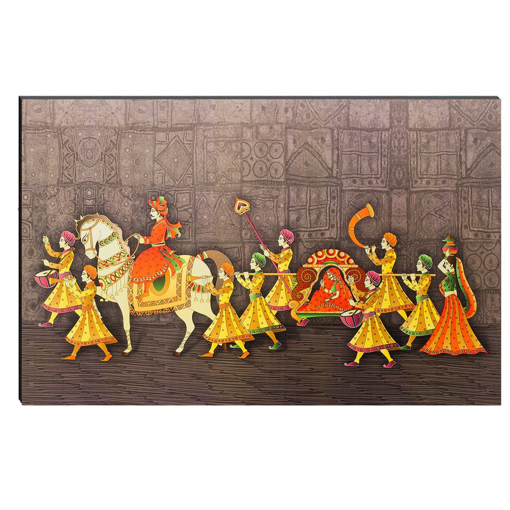 6MM MDF Royal Possession Satin Matt Texture UV Art Painting Kafalo