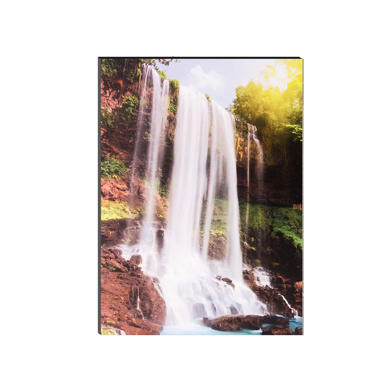 6MM MDF Waterfall Scenic View Satin Matt Texture UV Art Painting Kafalo