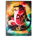 6MM MDF Lord Ganesha Satin Matt Texture UV Art Painting Kafalo