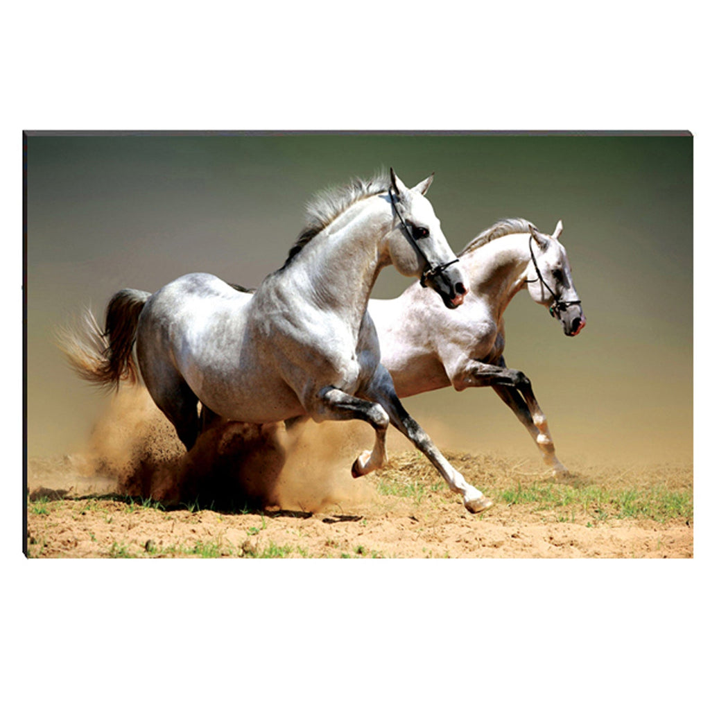 6MM MDF Running Horses Satin Matt Texture UV Art Painting Kafalo