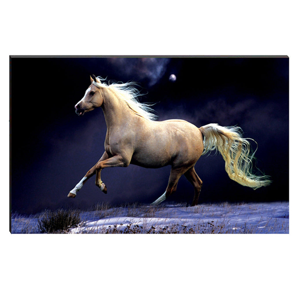6MM MDF Running Horse Satin Matt Texture UV Art Painting Kafalo