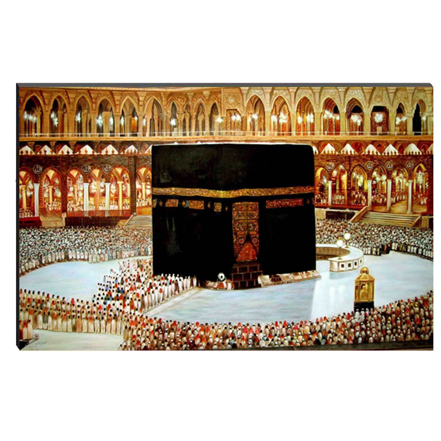6MM MDF Mecca Madina Satin Matt Texture UV Art Painting Kafalo