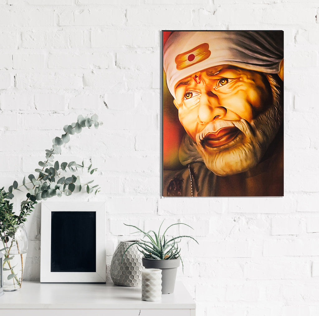 6MM MDF Sai Baba Satin Matt Texture UV Art Painting Kafalo