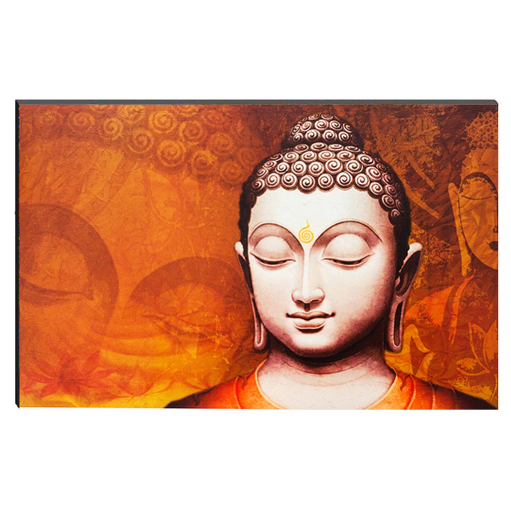 6MM MDF Spiritual Lord Buddha Satin Matt Texture UV Art Painting Kafalo