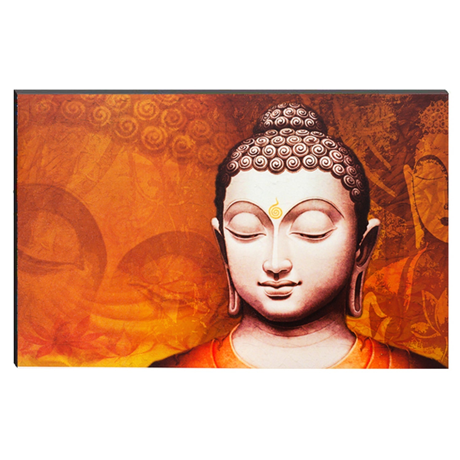 6MM MDF Spiritual Lord Buddha Satin Matt Texture UV Art Painting Kafalo