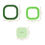 Ombre Green Magnetic Trivet Set Of 3 Nestasia
