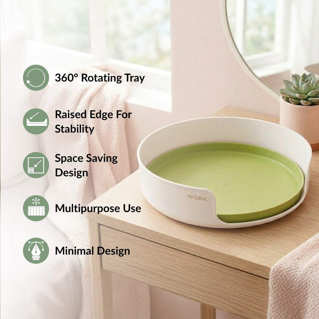 Multipurpose Rotating Organizer Tray Nestasia