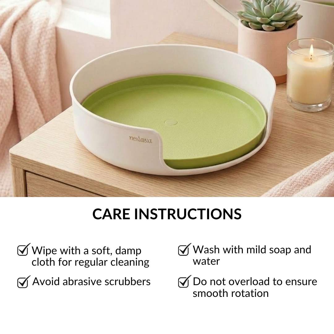 Multipurpose Rotating Organizer Tray Nestasia