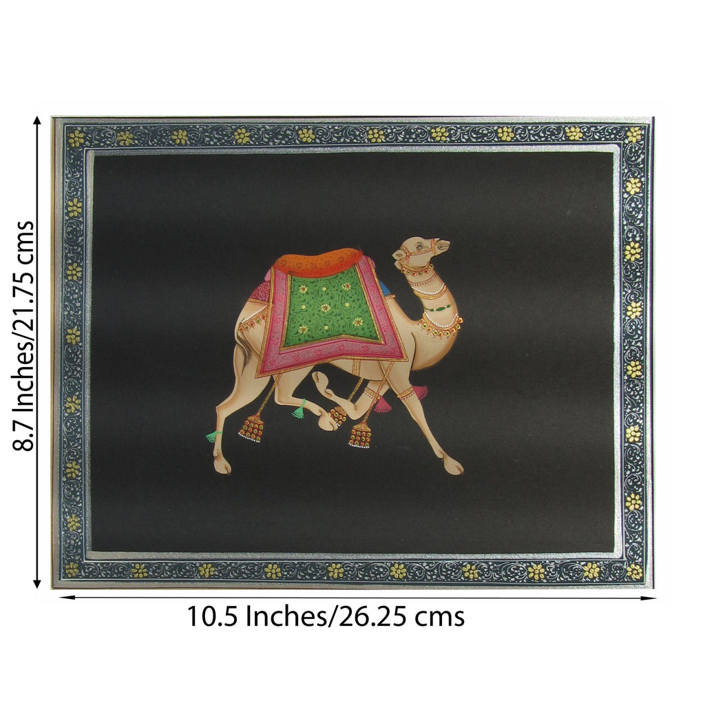 Camel Miniature Original Art Paper Painting Kafalo
