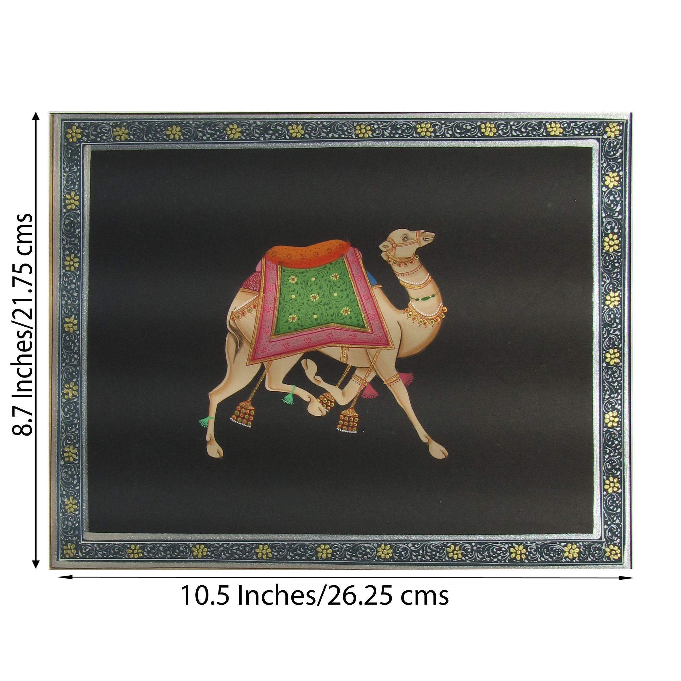 Camel Miniature Original Art Paper Painting Kafalo