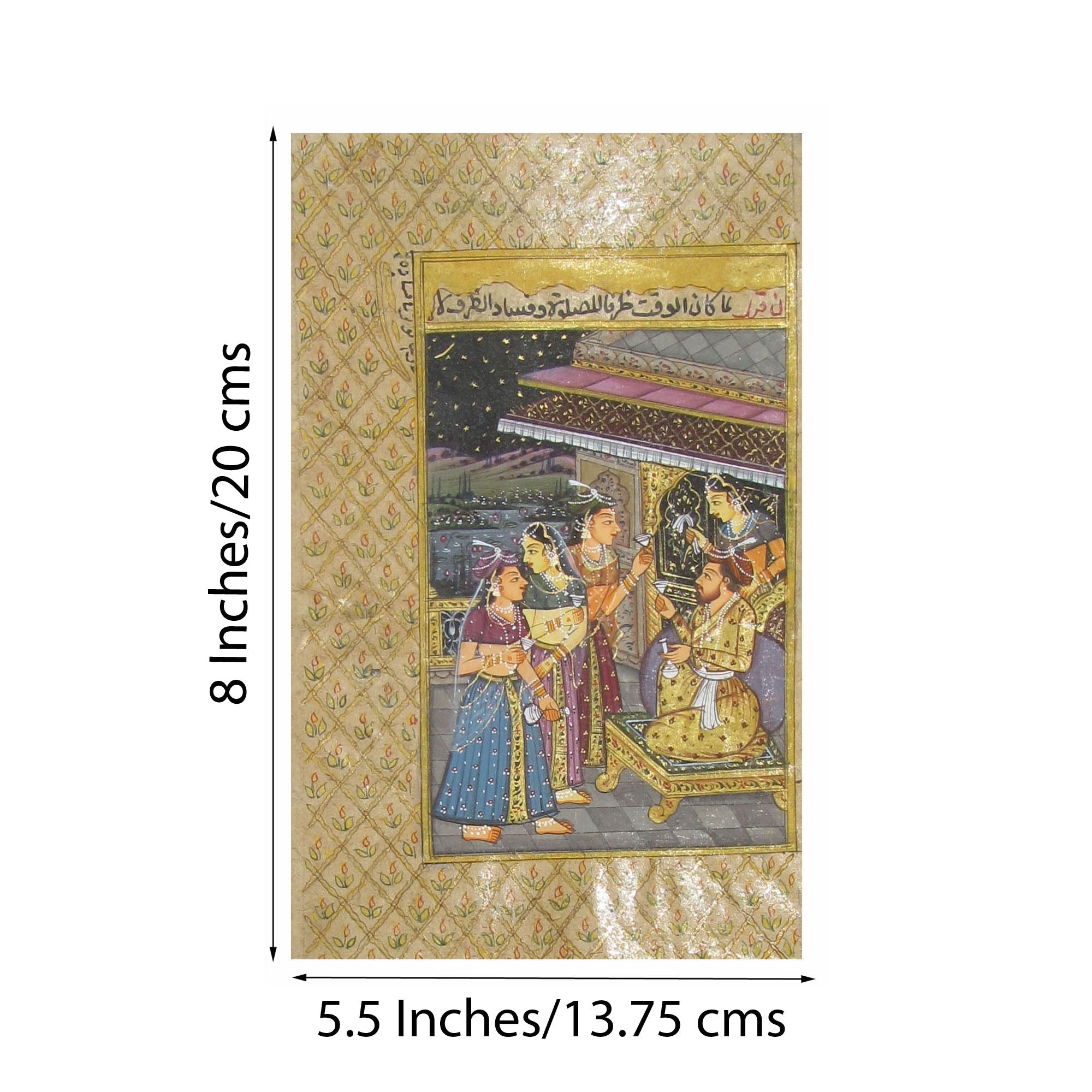 King Pleasing Queens Original Art Paper Painting Kafalo