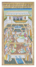 King and Queen Romatic Moments Original Art Paper Painting Kafalo
