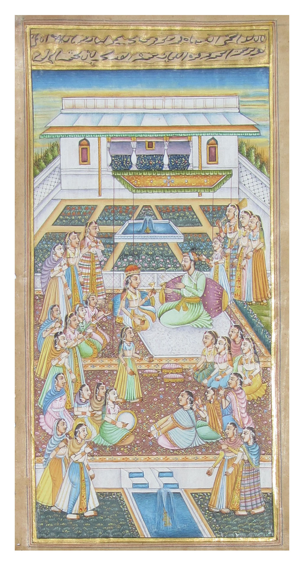 King and Queen Romatic Moments Original Art Paper Painting Kafalo