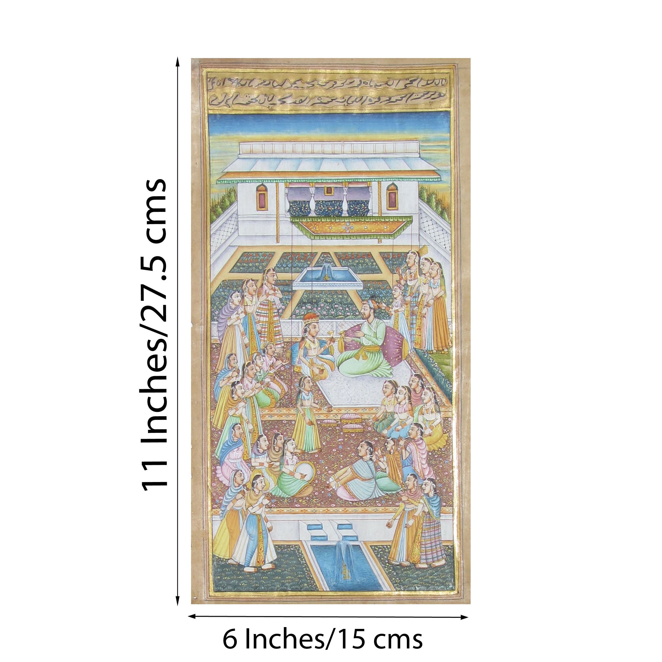 King and Queen Romatic Moments Original Art Paper Painting Kafalo