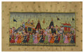 Royal March Original Art Paper Painting Kafalo