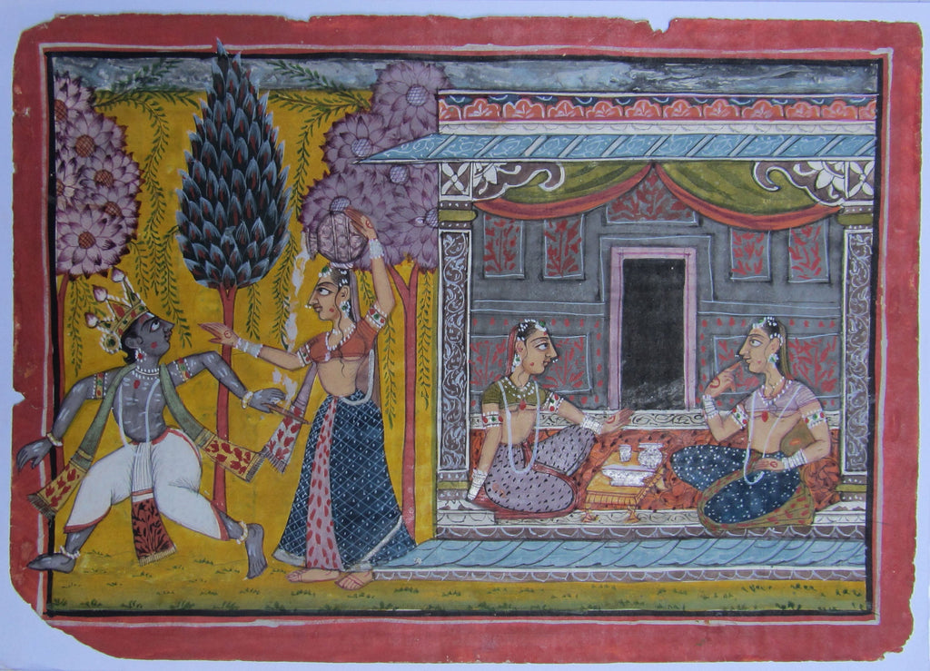 Mughal Moments Original Art Paper Painting Kafalo