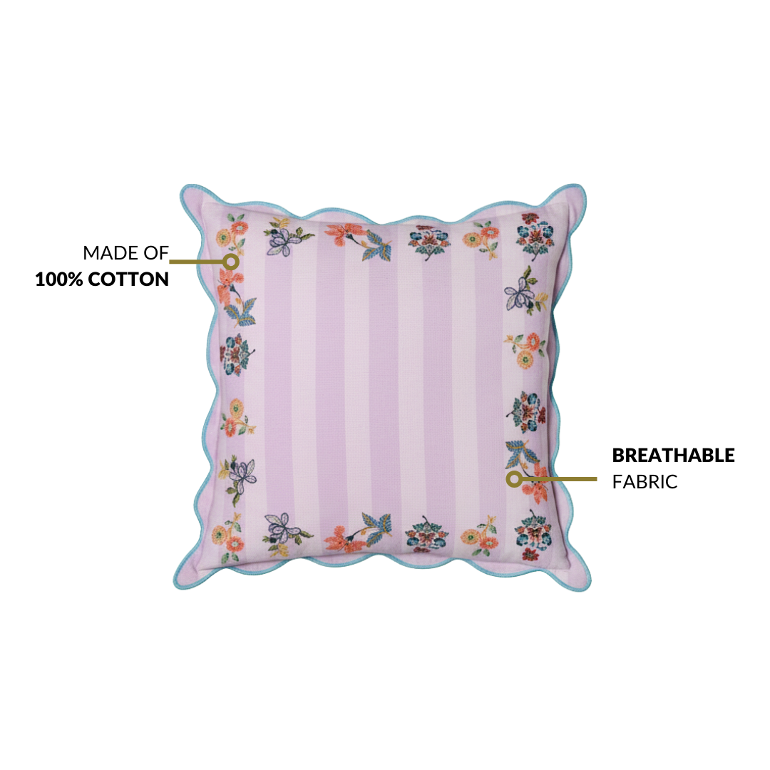 Bloom Era Cotton Cushion Cover 45x45cm Nestasia