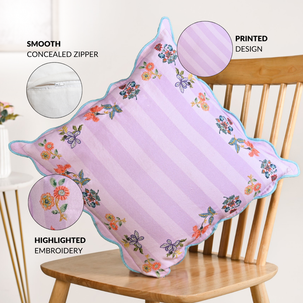 Bloom Era Cotton Cushion Cover 45x45cm Nestasia