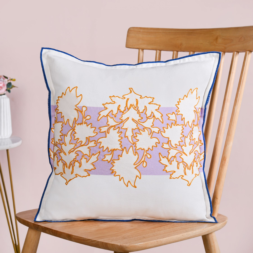 Bloom Era Meadow Cotton Cushion Cover 43x43cm Nestasia