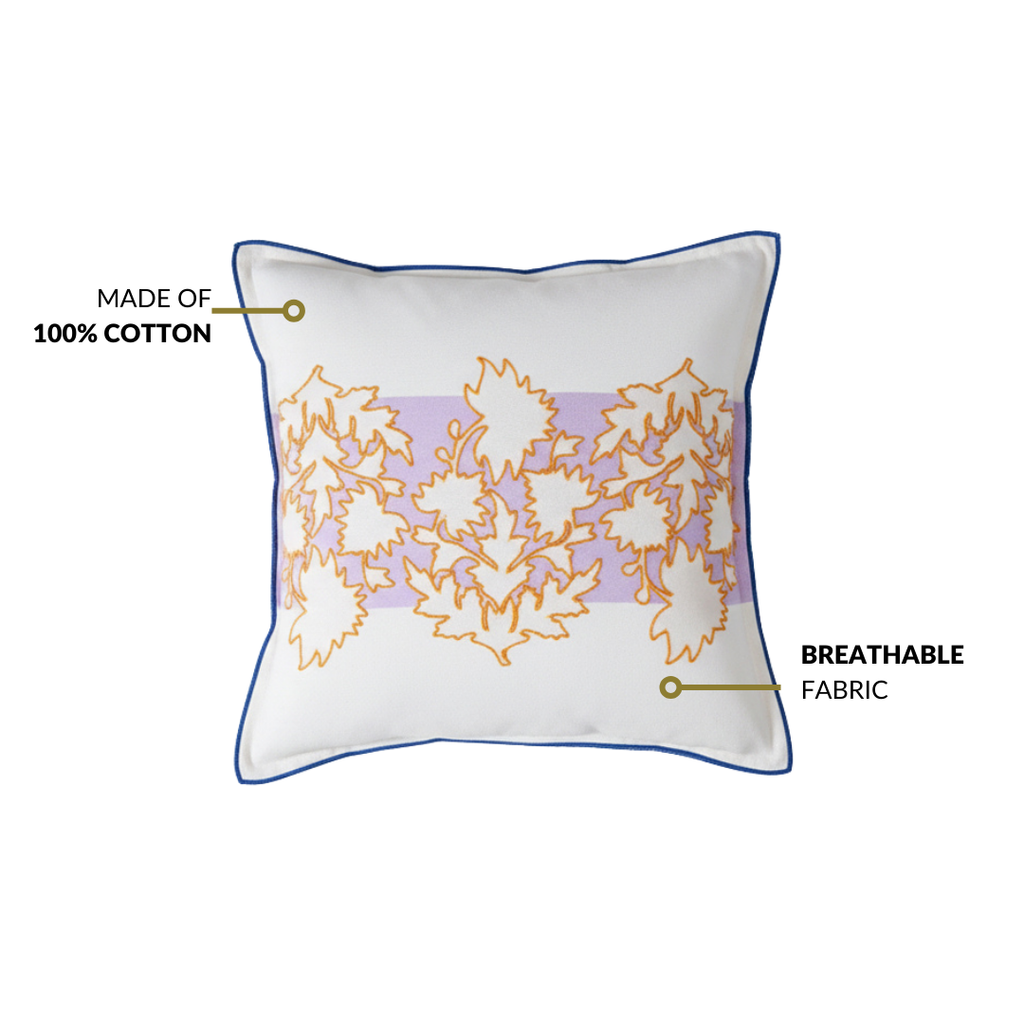 Bloom Era Meadow Cotton Cushion Cover 43x43cm Nestasia