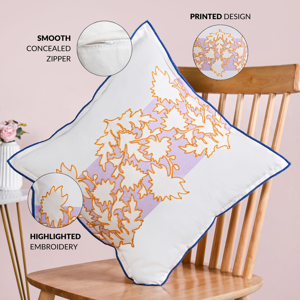 Bloom Era Meadow Cotton Cushion Cover 43x43cm Nestasia
