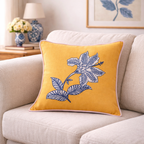 Bloom Era Petal Sketch Cotton Cushion Cover 43x43cm Nestasia