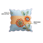 Bloom Era Pastel Cotton Cushion Cover 45x45cm Nestasia