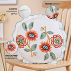 Bloom Era Artisanal Highlight Cotton Cushion Cover 46cm Nestasia