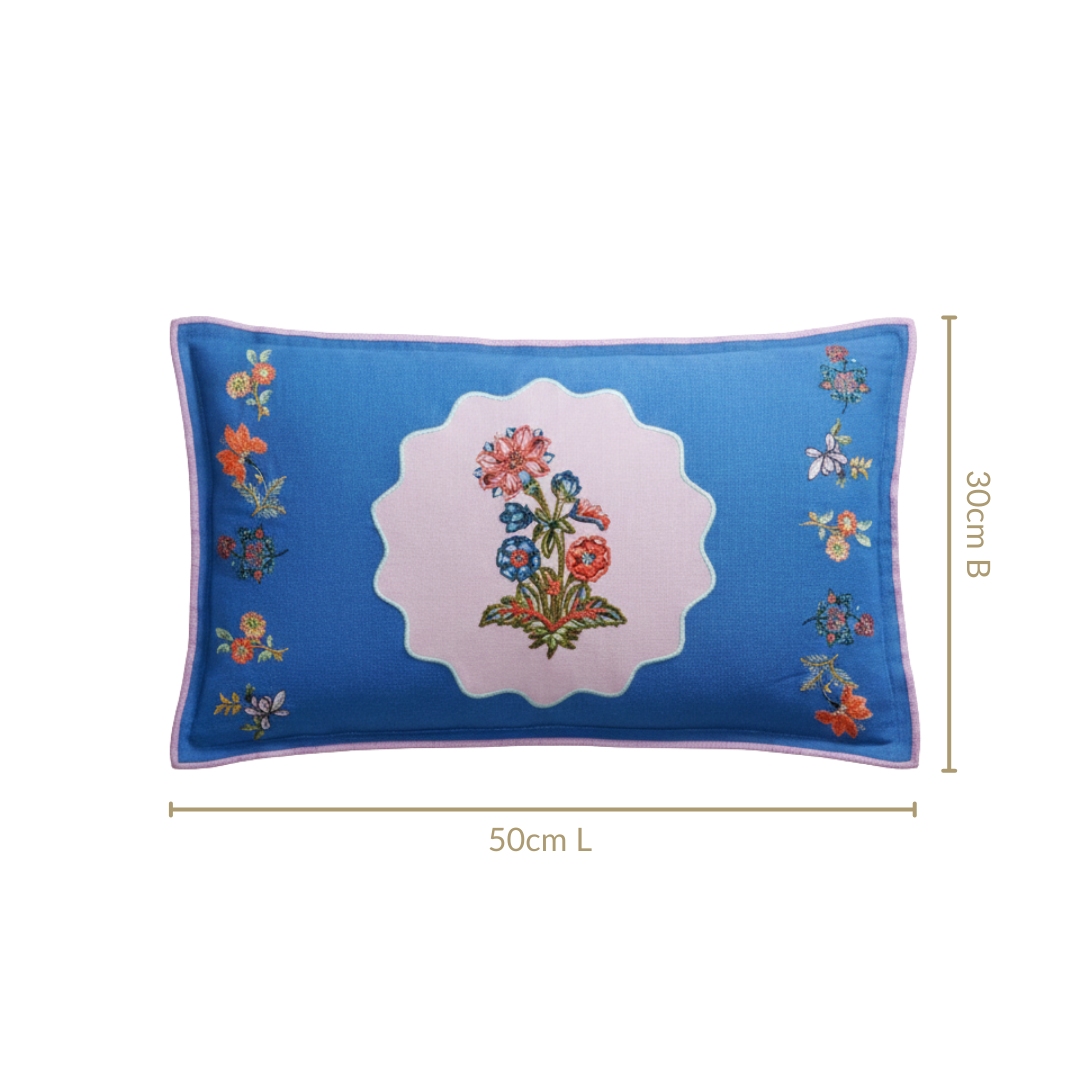 Bloom Era Bouquet Cotton Cushion Cover 50x30cm Nestasia