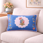 Bloom Era Bouquet Cotton Cushion Cover 50x30cm Nestasia