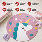 Unicorn Round Floor Mat 100cm Nestasia