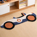 Sports Car Tufted Kids Rug 110x46cm Nestasia