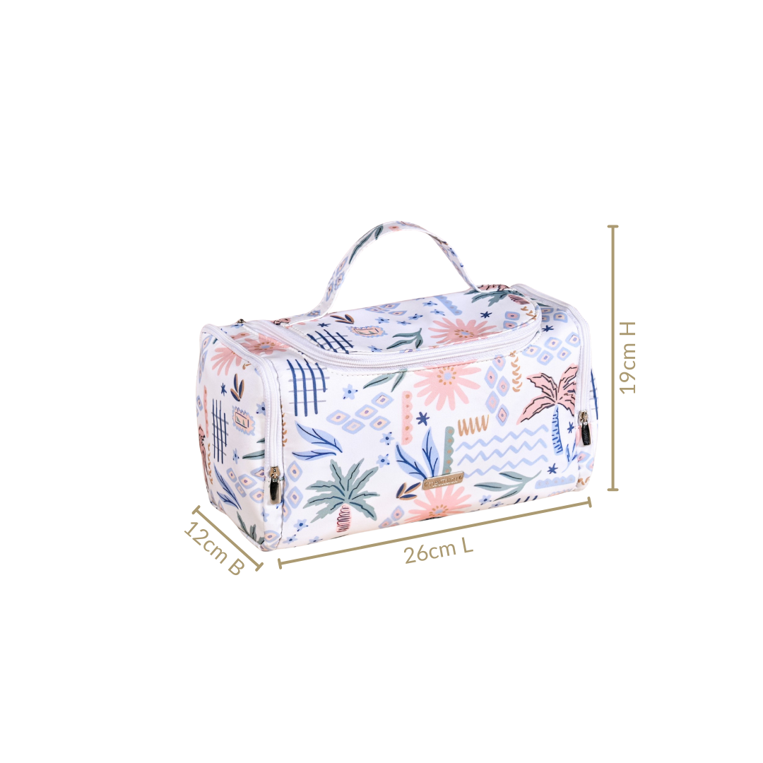 Floral Travel Organiser With Side Pockets Nestasia