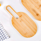 Paddle Shape Bamboo Platter Set Of 2 Nestasia
