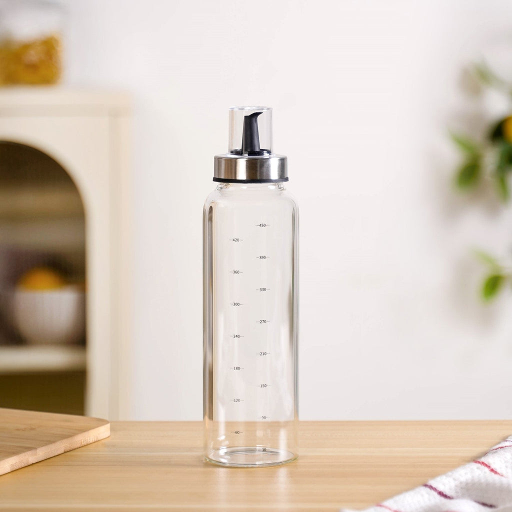 Pair Of Olive Oil And Vinegar Glass Bottle 500ml Nestasia
