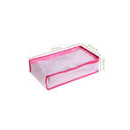 Pair Of Wardrobe Organisers With Zipper In Pink Nestasia