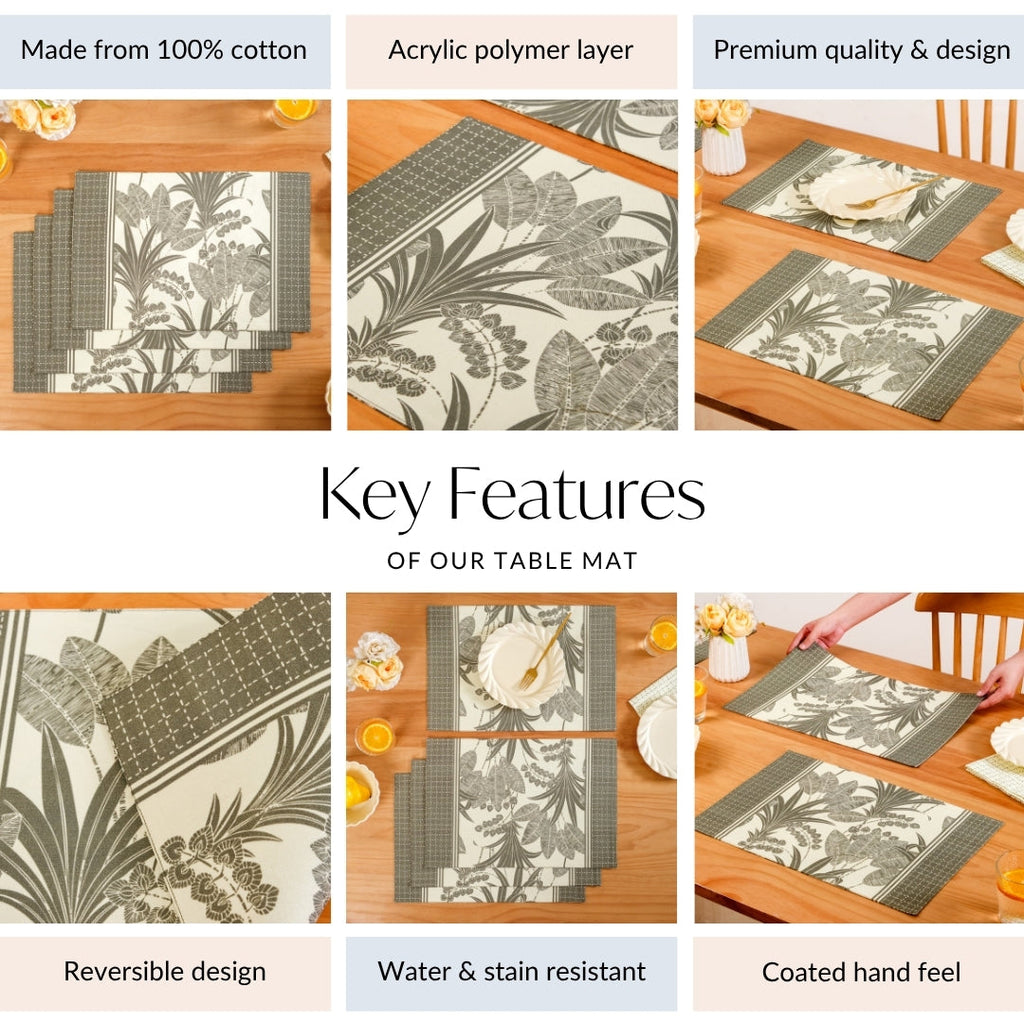 Palm Grove Placemat Set Of 4 Nestasia