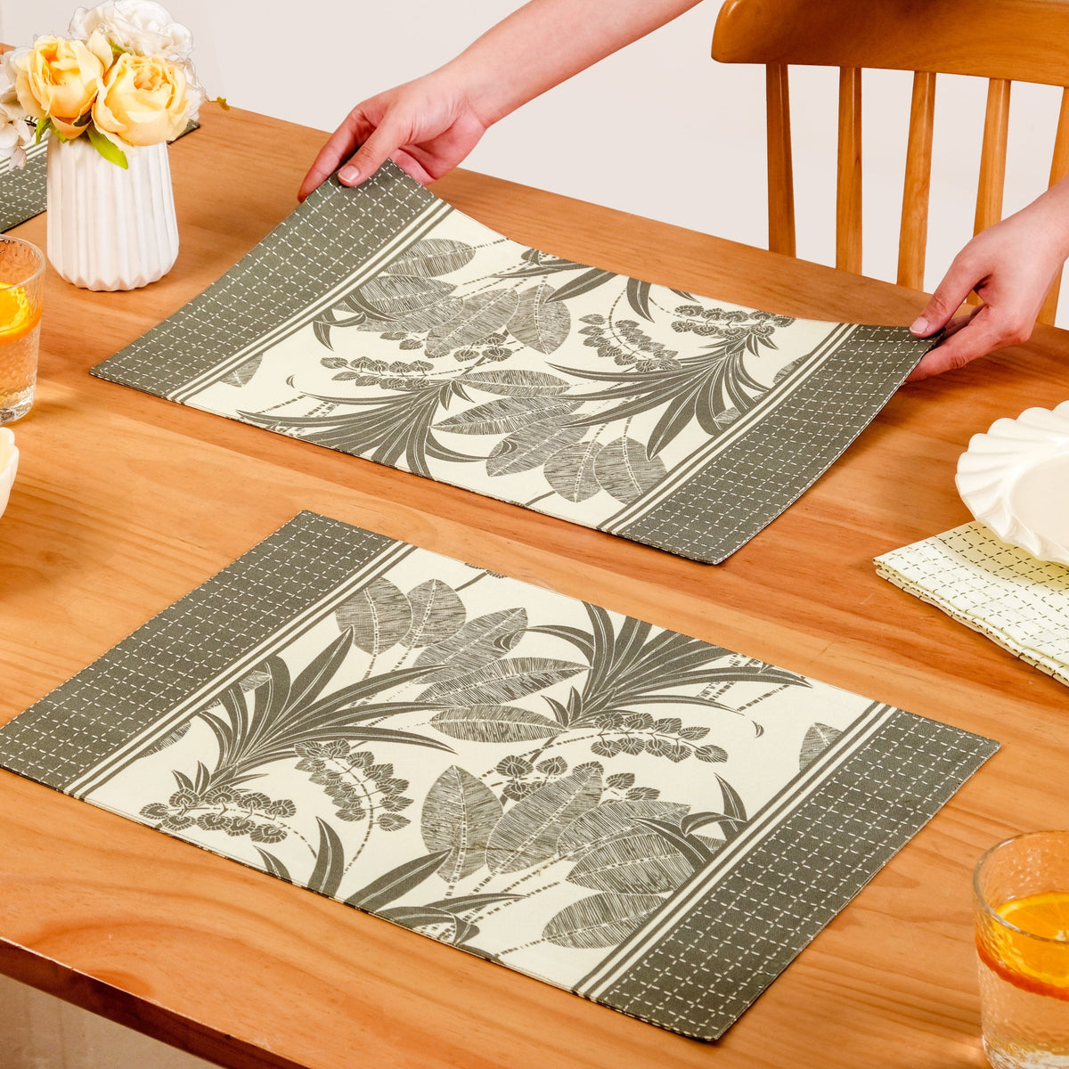 Palm Grove Placemat Set Of 4 Nestasia