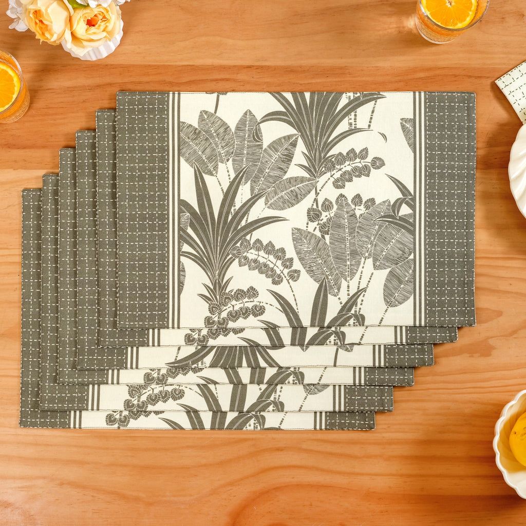 Palm Grove Placemat Set Of 6 Nestasia