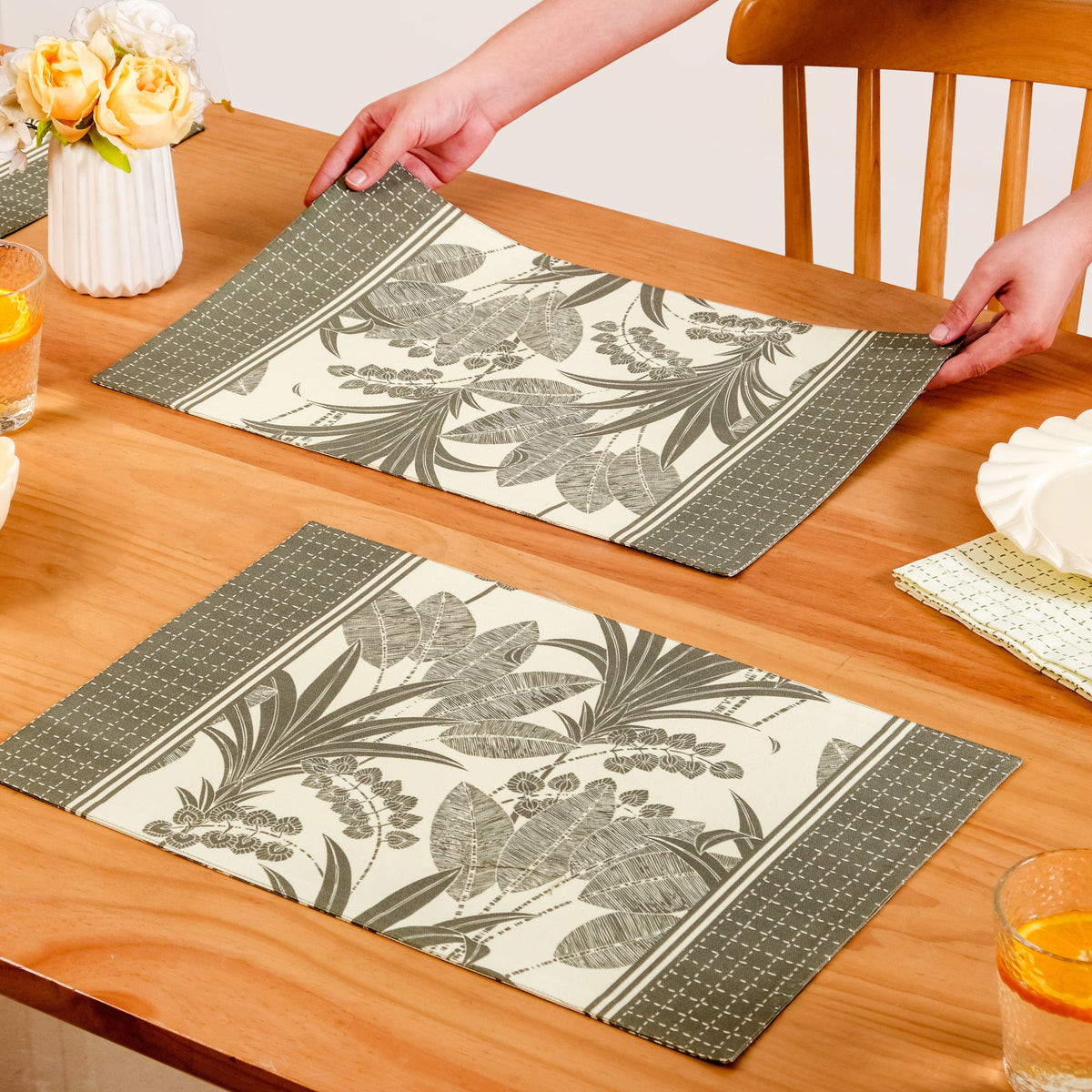 Palm Grove Placemat Set Of 6 Nestasia